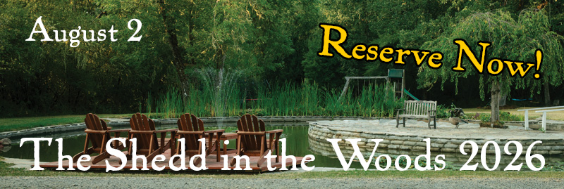 Shedd in the Woods 2026 - get your tickets today!